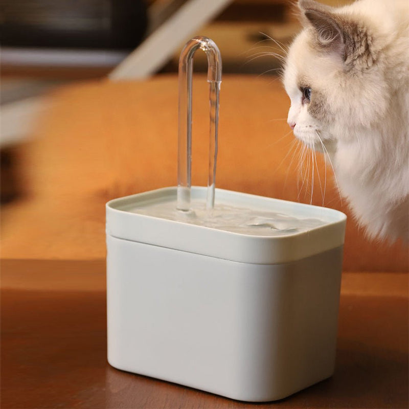 Automatic Cat Water Fountain Auto Filter USB Electric Mute Cat Drinker Bowl 1.5L Recirculate Filtring Drinker For Cats Pet Water Dispenser - mais - vendidos - Trustipaw