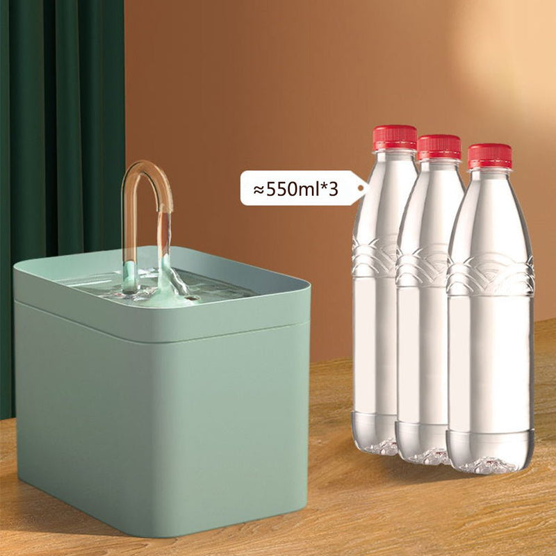Automatic Cat Water Fountain Auto Filter USB Electric Mute Cat Drinker Bowl 1.5L Recirculate Filtring Drinker For Cats Pet Water Dispenser - mais - vendidos - Trustipaw