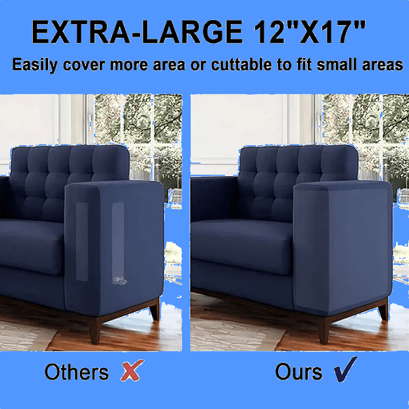 Cat Scratch Sofa Protection Pads– Invisible Anti - Scratch Couch Guards - Trustipaw