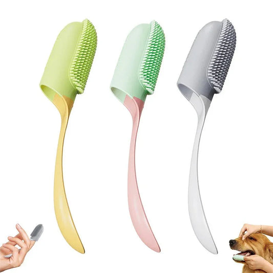 Dog Tooth Cleaning Brush Care Finger Wrap Cat Dog Oral Cleaning Toothbrush Tool Silicone Dog Cat Finger Toothbrush Supplies Pet Products - mais - vendidos - Trustipaw