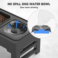 Elevated Dog Bowl Adjustable Raised Dog Bowl With Slow Feeder Dog Bowl And Dog Water Bowl Non - Spill For Small Medium Large Dogs - mais - vendidos - Trustipaw