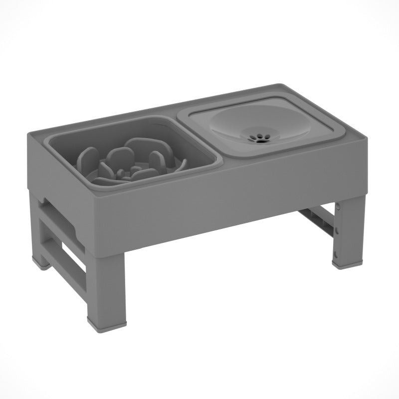 Elevated Dog Bowl Adjustable Raised Dog Bowl With Slow Feeder Dog Bowl And Dog Water Bowl Non - Spill For Small Medium Large Dogs - mais - vendidos - Trustipaw