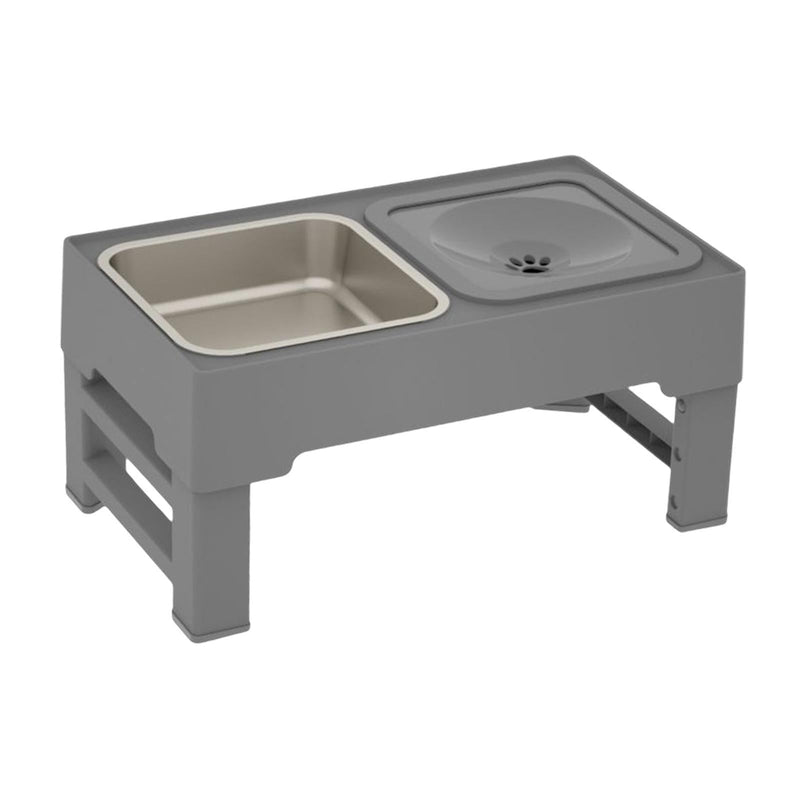 Elevated Dog Bowl Adjustable Raised Dog Bowl With Slow Feeder Dog Bowl And Dog Water Bowl Non - Spill For Small Medium Large Dogs - mais - vendidos - Trustipaw