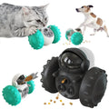 Interactive Dog Treat Leaking Toy For Small Large Dogs Puzzle Tumbler Funny Slow Dispenser Puppy Balance Car Pet Toys - mais - vendidos - Trustipaw