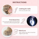 LED Pet Nail Clipper Cat Nail Clipper With Light Led Pet Nail Clippers For Cats Dogs Trim Your Pets Nails Easy And Pain - Free Grooming Tool Pet Nail Clippers - mais - vendidos - Trustipaw