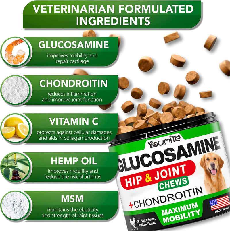 Pet Hip & Joint Supplement Chondroitin - mais - vendidos - Trustipaw