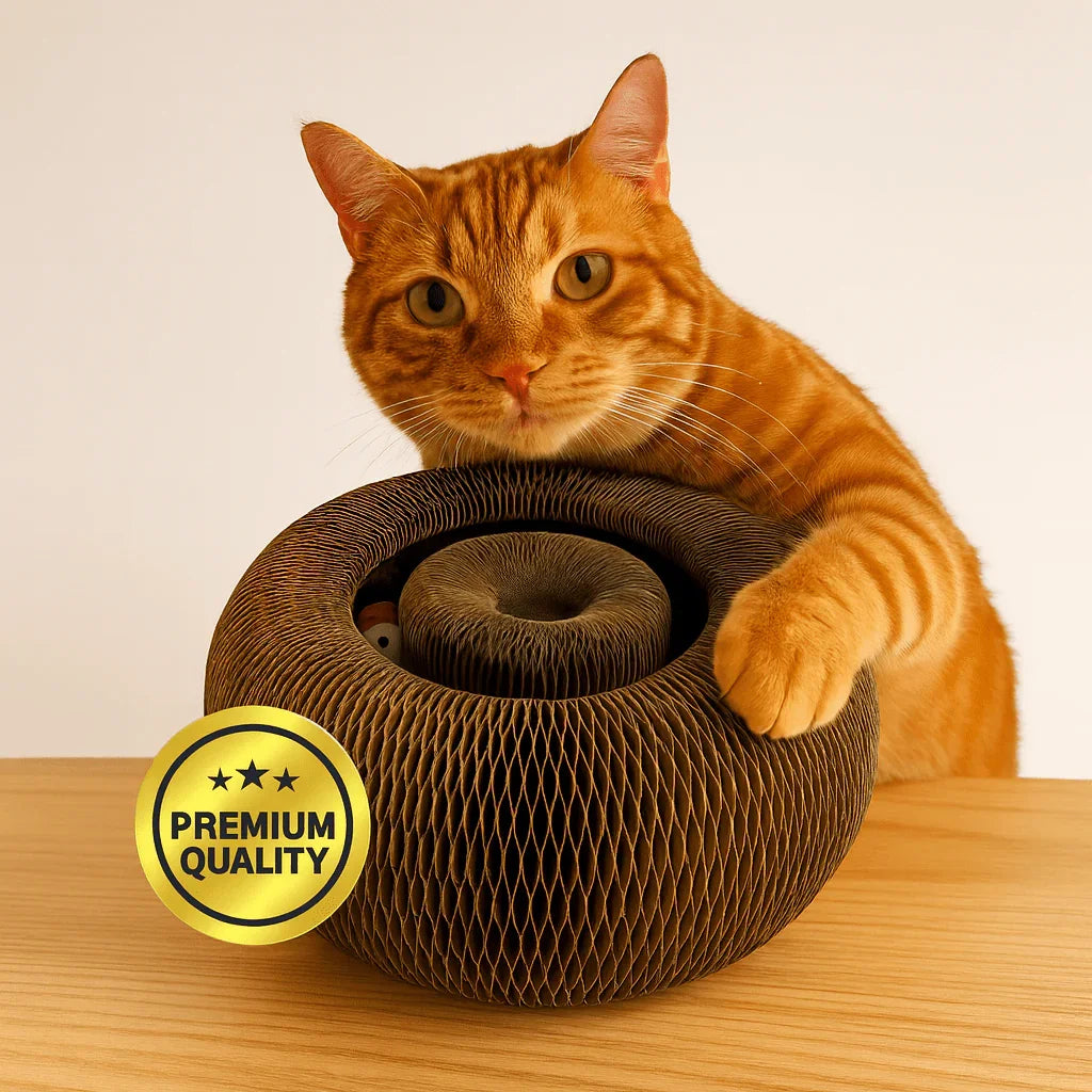 PurrHalo Cat Scratcher Ring (Magnetic Honeycomb) - Trustipaw