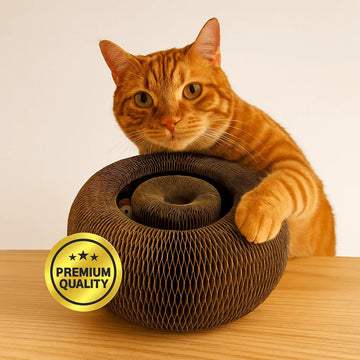PurrHalo Cat Scratcher Ring (Magnetic Honeycomb) - Trustipaw