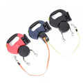 Retractable Dog Leash For Small Dogs Reflective Dual Pet Leash Lead 360 Swivel No Double Dog Walking Leash With Lights Pet Products - mais - vendidos - Trustipaw