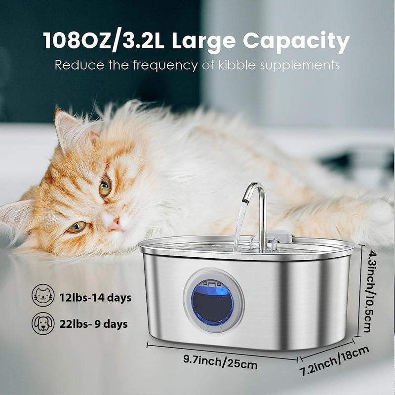 Water Feeder Stainless Steel Pet Water Dispenser - mais - vendidos - Trustipaw
