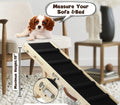 Wooden Adjustable Pet Dog Ladder Foldable Portable Non - slip Ramp - mais - vendidos - Trustipaw
