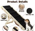 Wooden Adjustable Pet Dog Ladder Foldable Portable Non - slip Ramp - mais - vendidos - Trustipaw